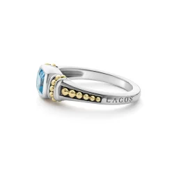 Gemstones<LAGOS Swiss Blue Topaz Ring
