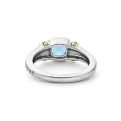 Gemstones<LAGOS Swiss Blue Topaz Ring