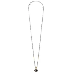 Pendant Necklaces<LAGOS Tahitian Black Pearl Pendant Necklace