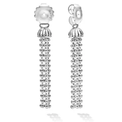 Silver<LAGOS Tassel Drop Earring Backs
