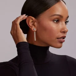 Silver<LAGOS Tassel Drop Earring Backs