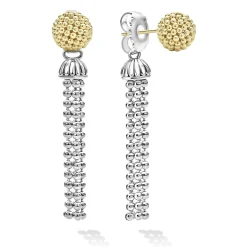Silver<LAGOS Tassel Drop Earring Backs