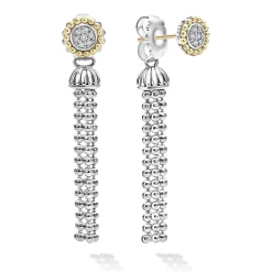 Silver<LAGOS Tassel Drop Earring Backs