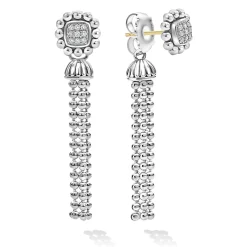 Silver<LAGOS Tassel Drop Earring Backs