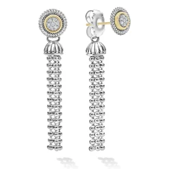 Silver<LAGOS Tassel Drop Earring Backs