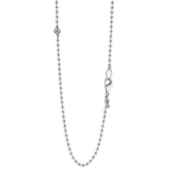 Two-Tone<LAGOS Tassel Pendant Necklace