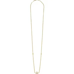 Gold<LAGOS The Drop 18K Gold And Diamond Star Chain Necklace