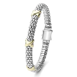 Caviar Bracelets<LAGOS Three Station X Caviar Bracelet | 6Mm