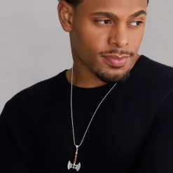 Amulets<LAGOS Tiger Eye Axe Amulet