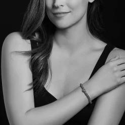 Gemstones<LAGOS Tigereye Skull Bracelet