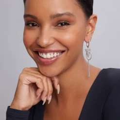 Drop Earrings<LAGOS Triangle Circle Drop Earrings