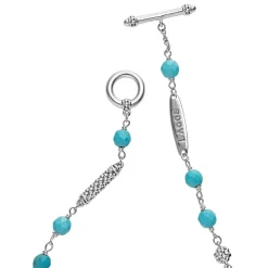 Gemstones<LAGOS Turquoise Beaded Bracelet
