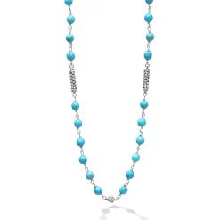 Gemstones<LAGOS Turquoise Beaded Necklace
