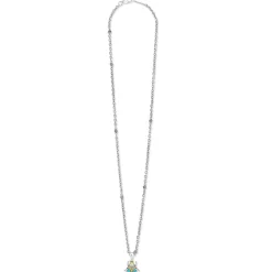 Gemstones<LAGOS Turquoise Beetle Diamond Pendant Necklace