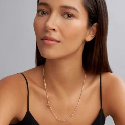 Two-Tone<LAGOS Two-Tone Beaded Toggle Necklace