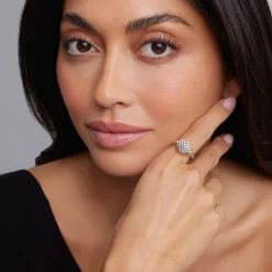 Two-Tone<LAGOS Two-Tone Caviar Ball Ring