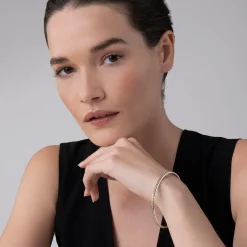 Two-Tone<LAGOS Two-Tone Caviar Beaded Bangle