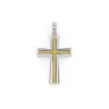 Amulets<LAGOS Two-Tone Caviar Beaded Cross Amulet