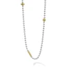 Caviar Necklaces<LAGOS Two-Tone Caviar Beaded Necklace