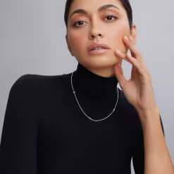 Caviar Necklaces<LAGOS Two-Tone Caviar Beaded Necklace