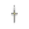 Amulets<LAGOS Two-Tone Caviar Beaded X Cross Amulet