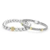 Two-Tone<LAGOS Two-Tone Caviar Bracelet Gift Set