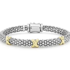 Two-Tone<LAGOS Two-Tone Caviar Bracelet Gift Set