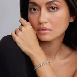 Two-Tone<LAGOS Two-Tone Caviar Buckle Bracelet | 6Mm