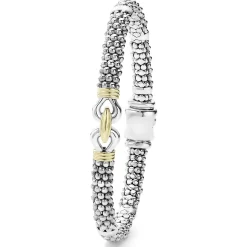 Two-Tone<LAGOS Two-Tone Caviar Buckle Bracelet | 6Mm