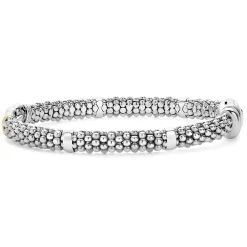 Two-Tone<LAGOS Two-Tone Caviar Buckle Bracelet | 6Mm