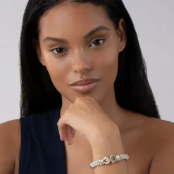 Two-Tone<LAGOS Two-Tone Caviar Buckle Bracelet | 9Mm