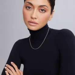 Chains<LAGOS Two-Tone Caviar Chain Necklace