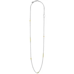 Chains<LAGOS Two-Tone Caviar Chain Necklace