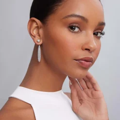 Two-Tone<LAGOS Two-Tone Caviar Diamond Stud Earrings