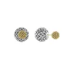 Two-Tone<LAGOS Two-Tone Caviar Front-Back Earrings