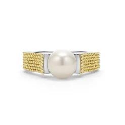 Caviar Rings<LAGOS Two-Tone Caviar Pearl Ring