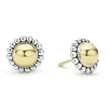 Two-Tone<LAGOS Two-Tone Caviar Stud Earrings