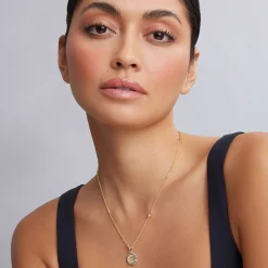 Two-Tone<LAGOS Two-Tone Crescent Charm