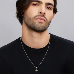 Necklaces & Chains<LAGOS Two-Tone Cross Amulet Necklace