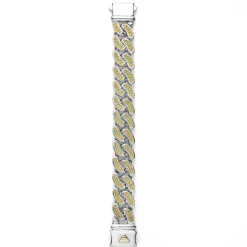 Bracelets<LAGOS Two-Tone Curb Link Bracelet | 19Mm