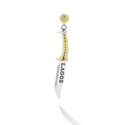 Earrings<LAGOS Two-Tone Dagger Drop Earring