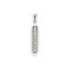 Amulets<LAGOS Two-Tone Diamond Bar Amulet