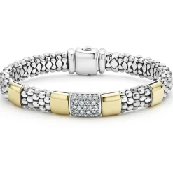 Two-Tone<LAGOS Two-Tone Diamond Bracelet | 9Mm