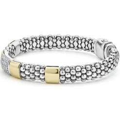 Two-Tone<LAGOS Two-Tone Diamond Bracelet | 9Mm