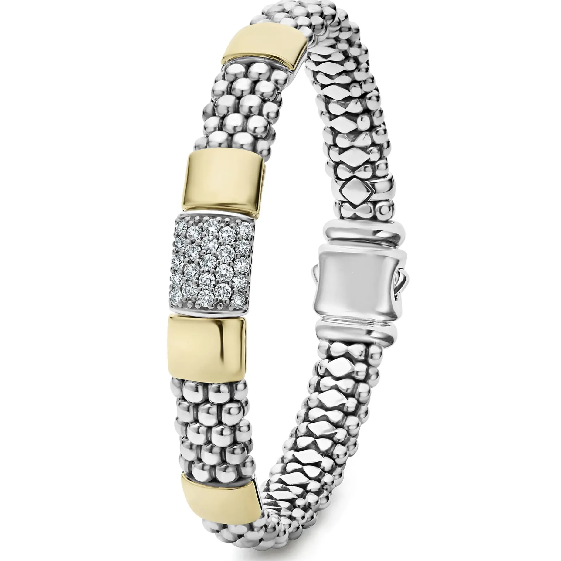 Two-Tone<LAGOS Two-Tone Diamond Bracelet | 9Mm
