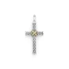 Amulets<LAGOS Two-Tone Diamond Cross Amulet