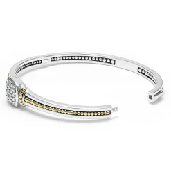 Diamonds<LAGOS Two-Tone Diamond Cuff Bracelet