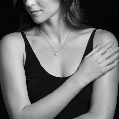 Diamonds<LAGOS Two-Tone Diamond Lock Necklace