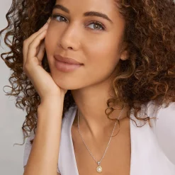 Pendant Necklaces<LAGOS Two-Tone Diamond Pendant Necklace