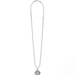 Two-Tone<LAGOS Two-Tone Diamond Pendant Necklace